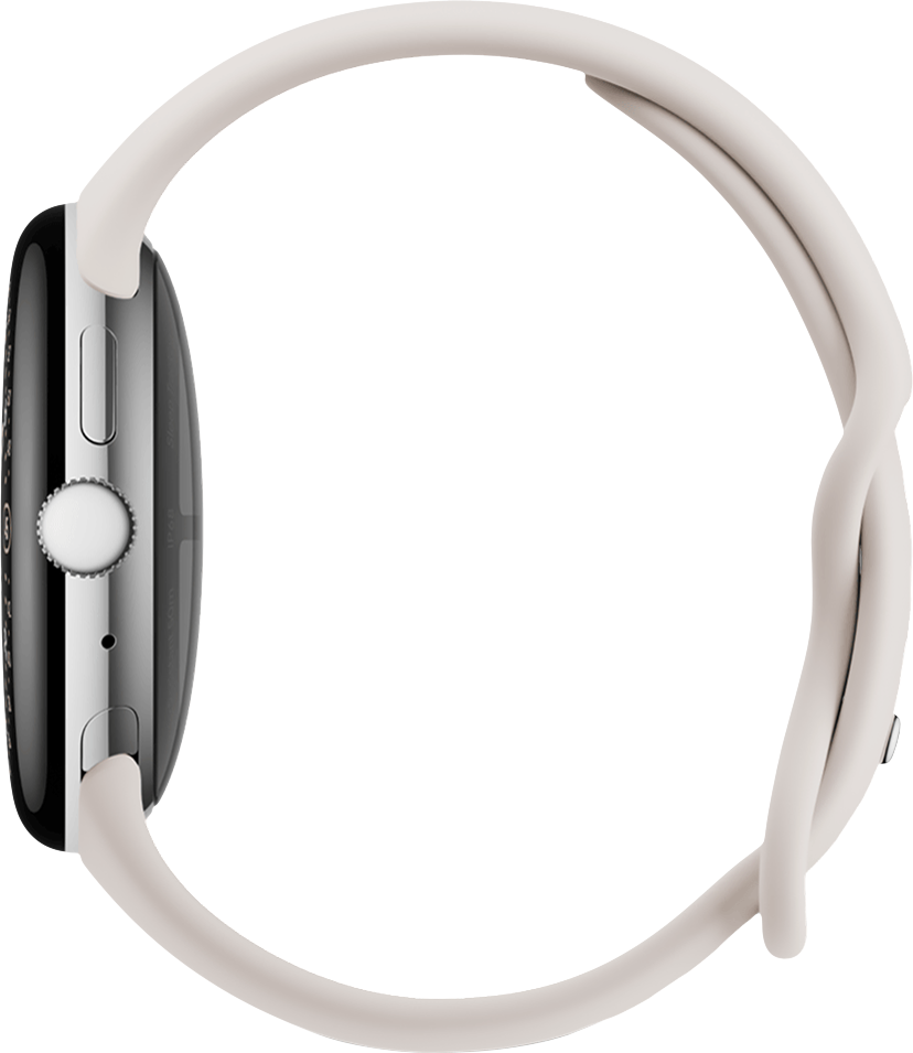 Google Pixel Watch 4 Smartwatch, 45mm, Beige GA09308-EU