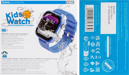 HOCO Y101 Kids Call Smartwatch, Blue
