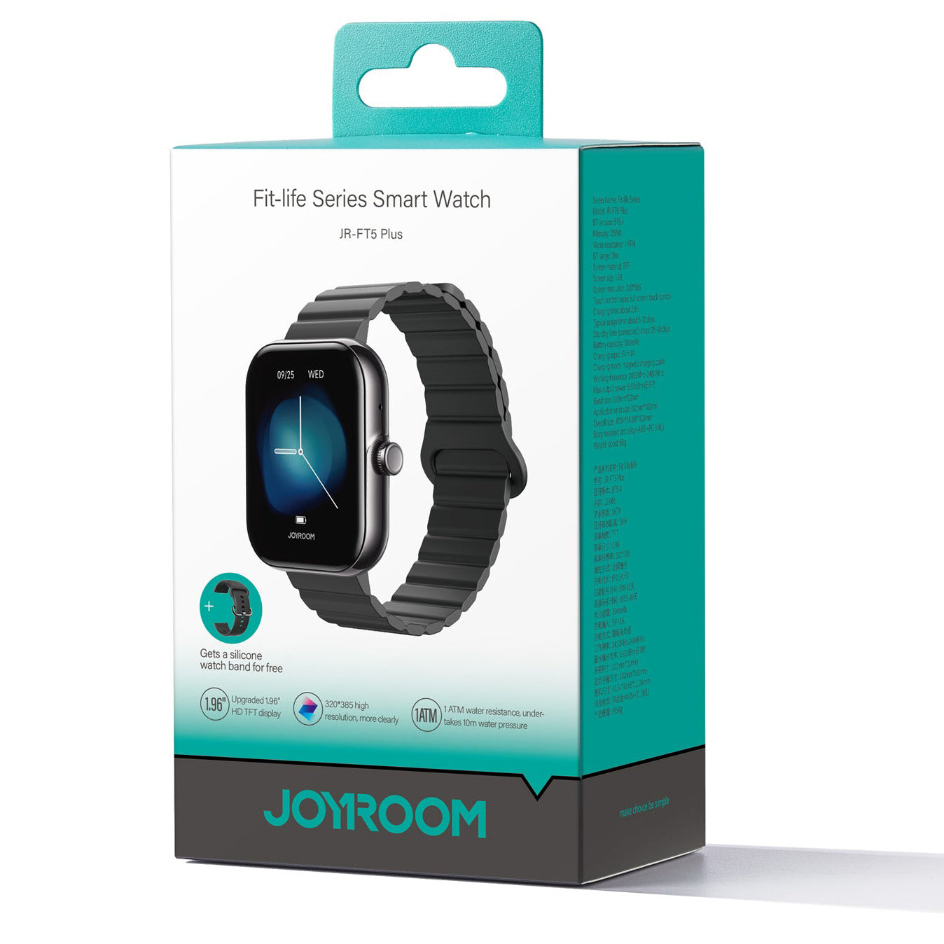 Joyroom JR-FT5 Plus Call Smartwatch, Black