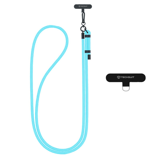 Techsuit Phone Lanyard RCS1-77, Light Blue