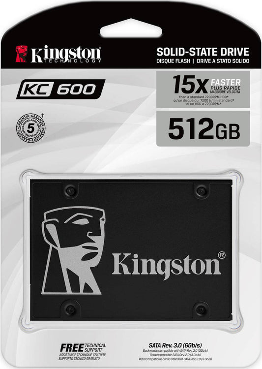 Solid State Drive (SSD) Kingston KC600, 512GB, 2.5inch, SATA III SKC600/512G