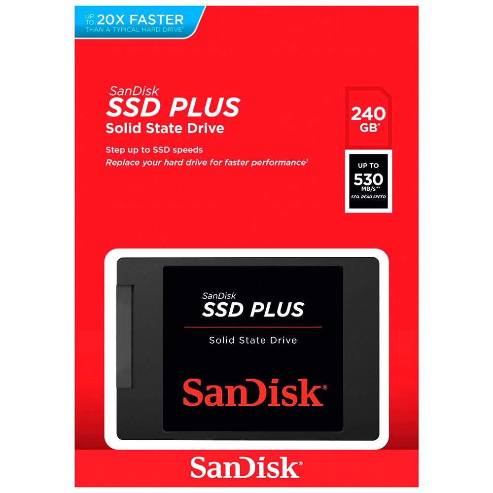 Solid State Drive (SSD) SanDisk Plus, 2.5inch, 240GB, SATA III SDSSDA-240G-G26