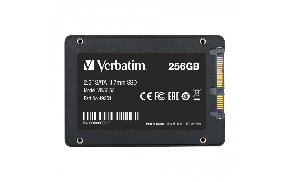 Solid State Drive (SSD) Verbatim VI550 S3, 256GB, 2.5inch, SATA III 49351