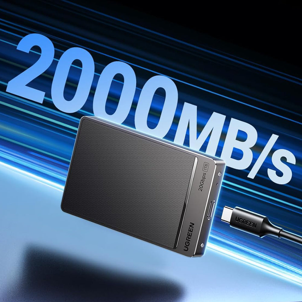 Solid State Drive (External SSD) UGREEN 35270, 1TB, Gray