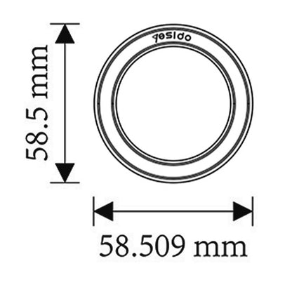 Yesido C208 Black Metallic Sticker