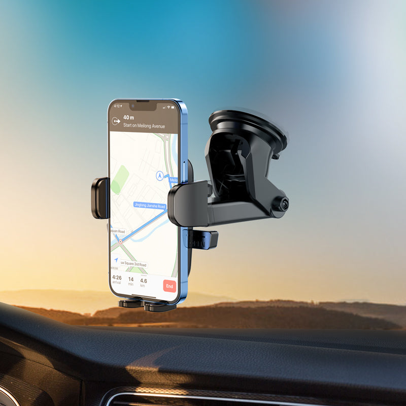 Borofone BH60 Dainty Car Mount, 4.5inch - 7inch, Black