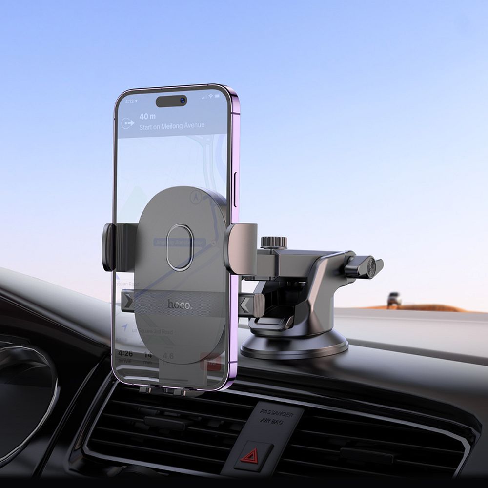 HOCO H19 Car Mount, 4.7inch - 7inch, Black