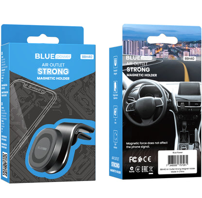 BLUE Power BBH40 Kyle Air Magnetic Car Mount, Universal, Black