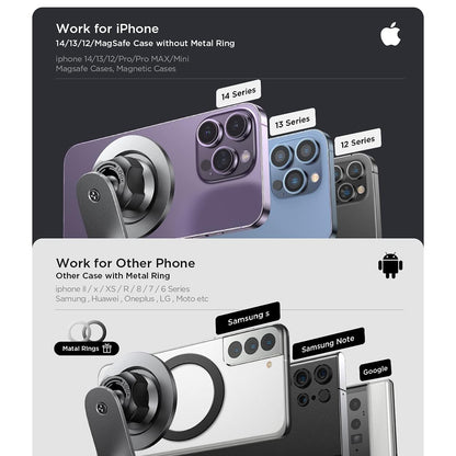 Suport Auto Magnetic Lisen, Universal, Negru YL0223050002