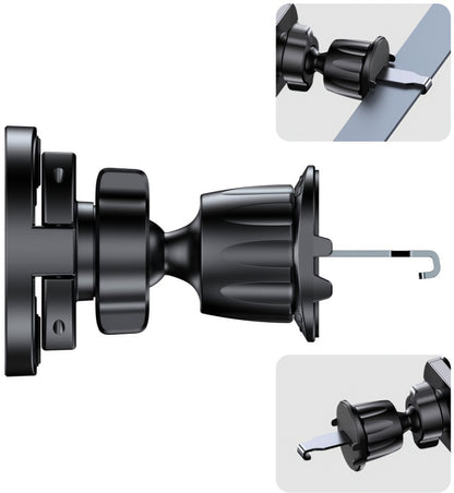 Magnetic Car Holder Tech-Protect N62 2in1, Universal, Black