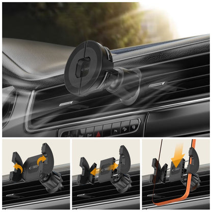 Magnetic Car Holder Tech-Protect N62 2in1, Universal, Black
