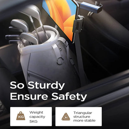 Lisen Headrest Car Holder for Phone / Tablet, 4.7inch - 12.9inch, Black YL0221030002