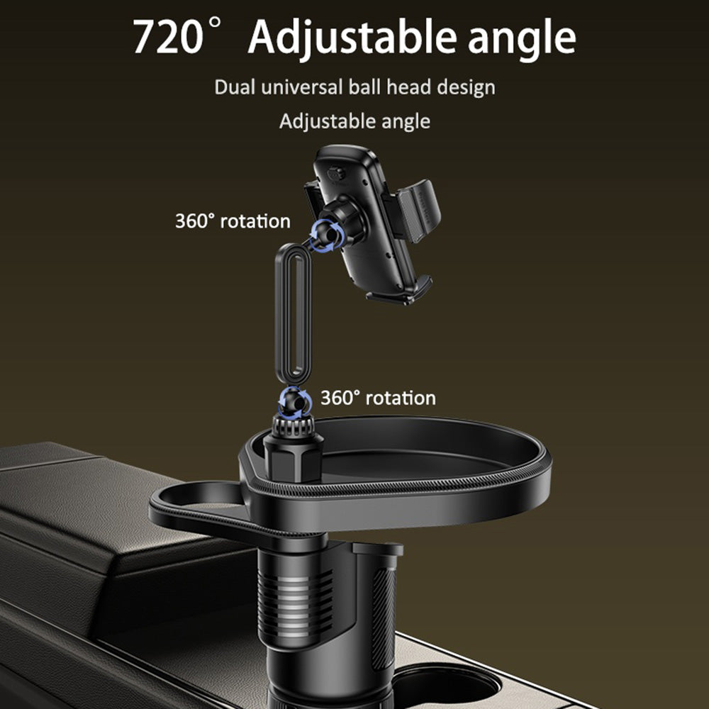 Yesido C274 Car Holder, 4.7inch - 7.2inch, Black