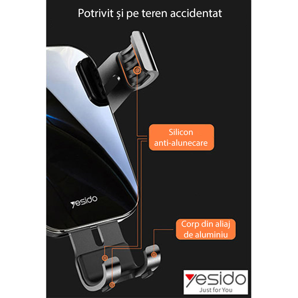 Yesido C87 Universal Car Holder, Black