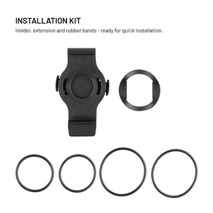 Fixed Bicycle Mount for Garmin Watch 22mm / Edge Computer, Black