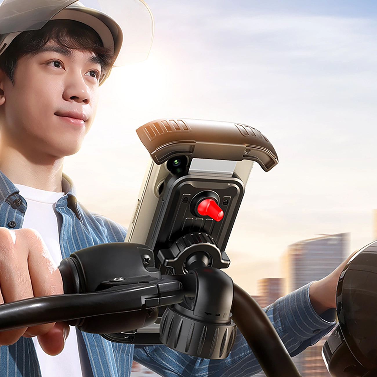 UGREEN LP494 Bicycle Holder, 4.7inch - 6.8inch, Black