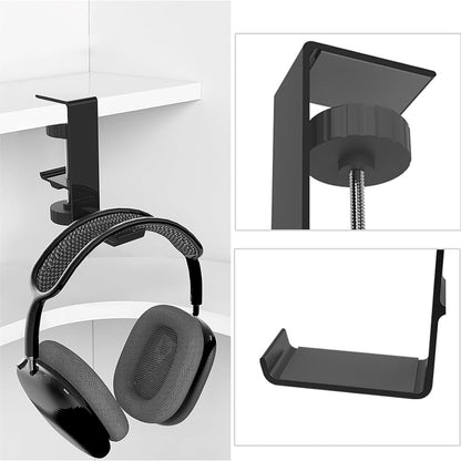 Techsuit DH2 Desk Stand for Headphones / Bag, Black