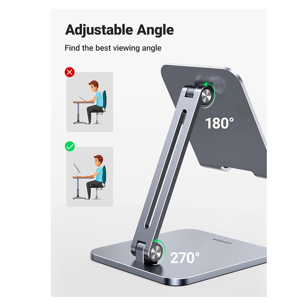UGREEN LP134 Desk Stand, 6.1inch - 12.9inch, Gray