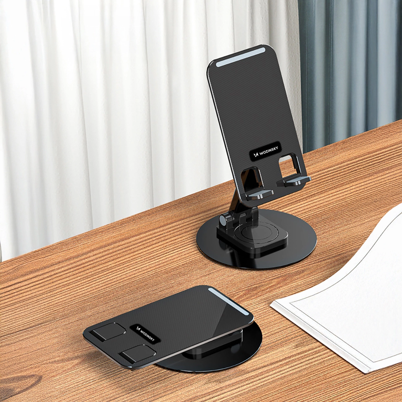 WZK WPT-K393 Desk Stand, Universal, Black