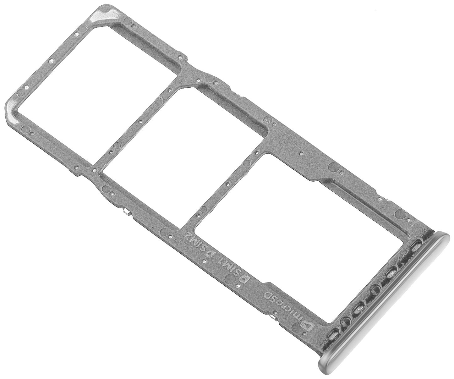 SIM Card Holder Samsung Galaxy A50 A505, Dual SIM, Silver