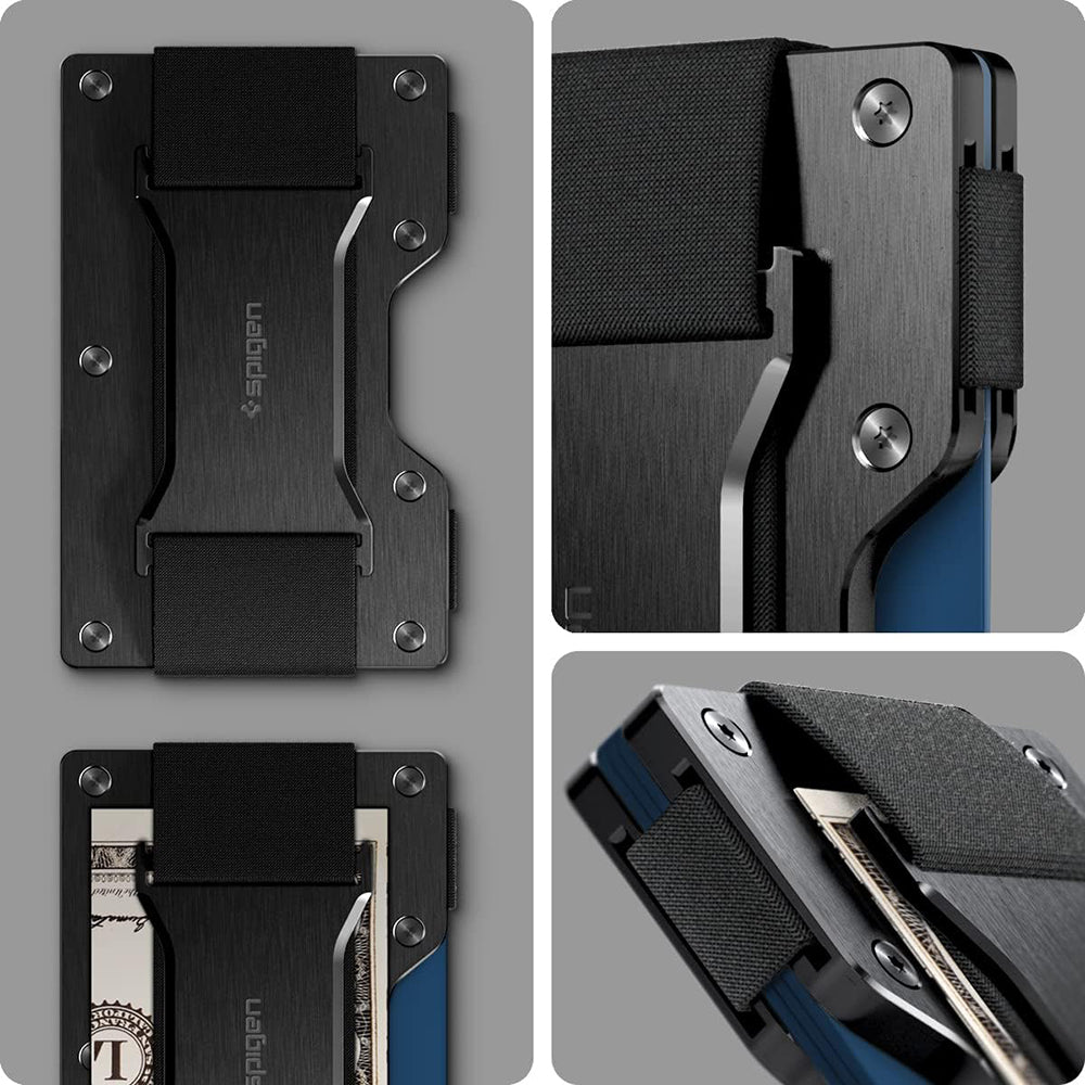 Spigen S RFID Protection Holder for Payment Cards, Black AMP02898