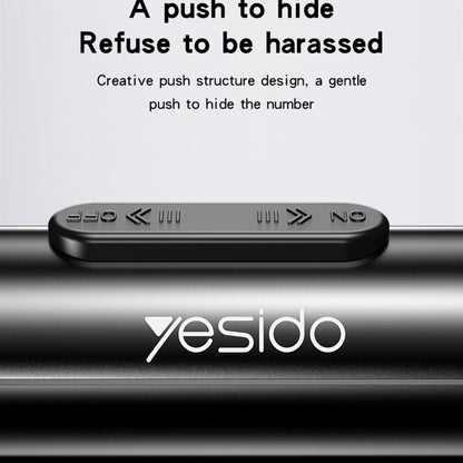 Yesido C202 Car Phone Number Holder, Black