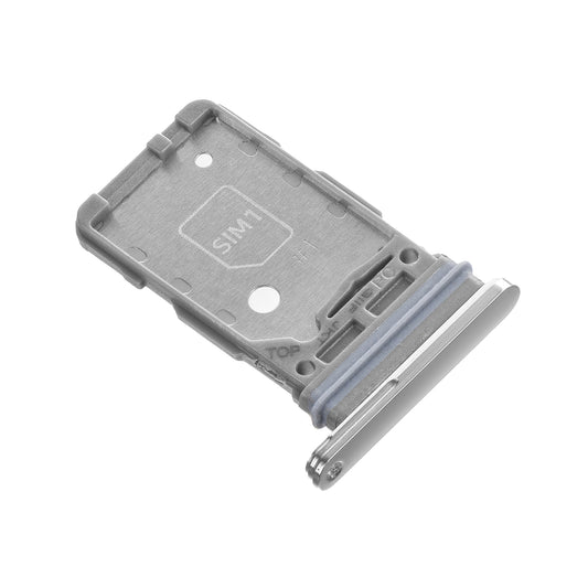 SIM Card Holder Samsung Galaxy S21 5G G991 / S21+ 5G G996, Dual SIM, Silver