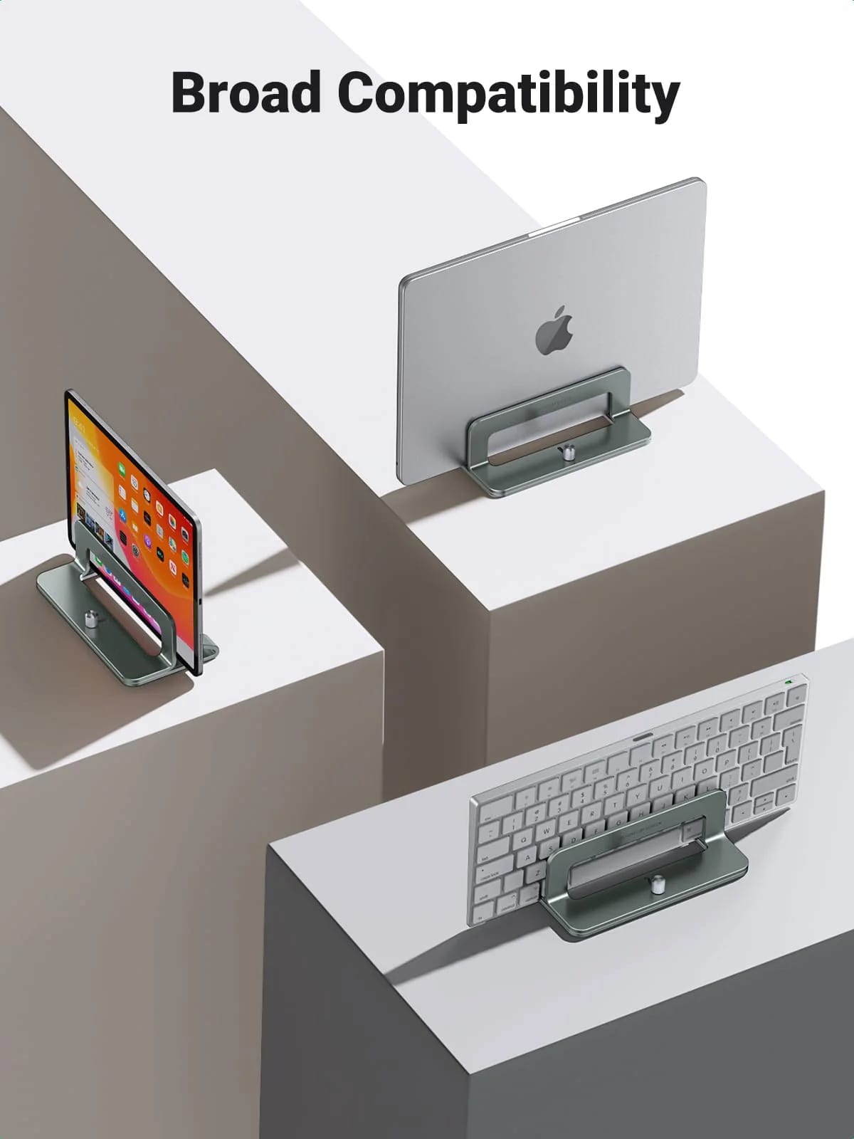 UGREEN LP258 Vertical Stand for Laptop with thickness 12mm - 26mm, Silver