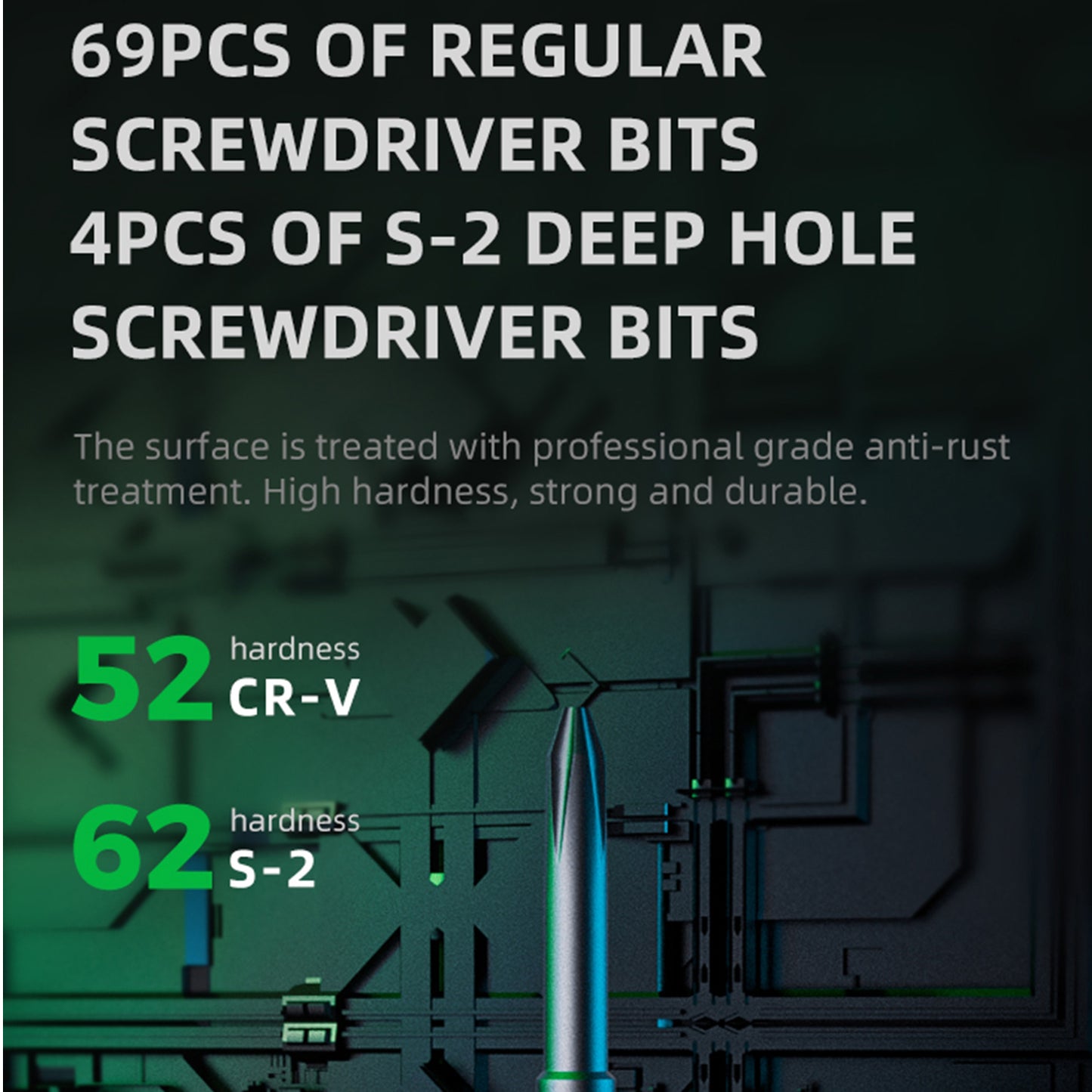 Screwdriver Jakemy JM-8187, 83in1, Silver