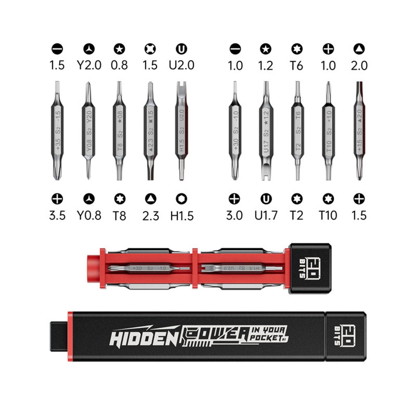 Jakemy JM-8195 screwdriver, 21in1