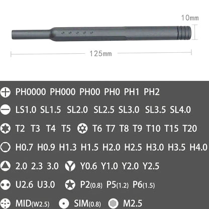 Screwdriver OEM A49, 49in1, Gray