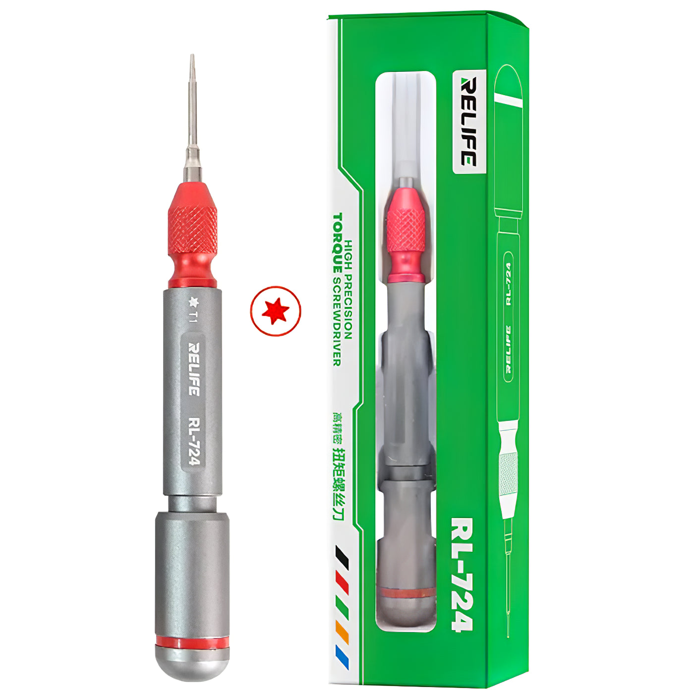 Relife RL-724 screwdriver, Torx T1