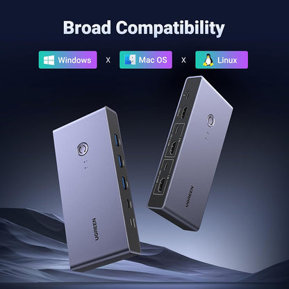 UGREEN CM692 Gray Video Switch