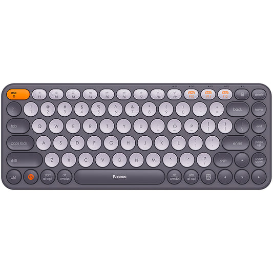 Baseus K01A Tri-Mode Wireless Keyboard, BT / Wi-Fi, Gray B00955503833-00