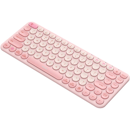 Baseus K01A Tri-Mode Wireless Keyboard, BT / Wi-Fi, Pink B00955503413-00