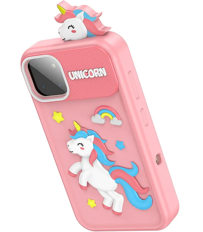 HOCO Y103 Kids Mobile Phone, 2.8inch Display, Pink