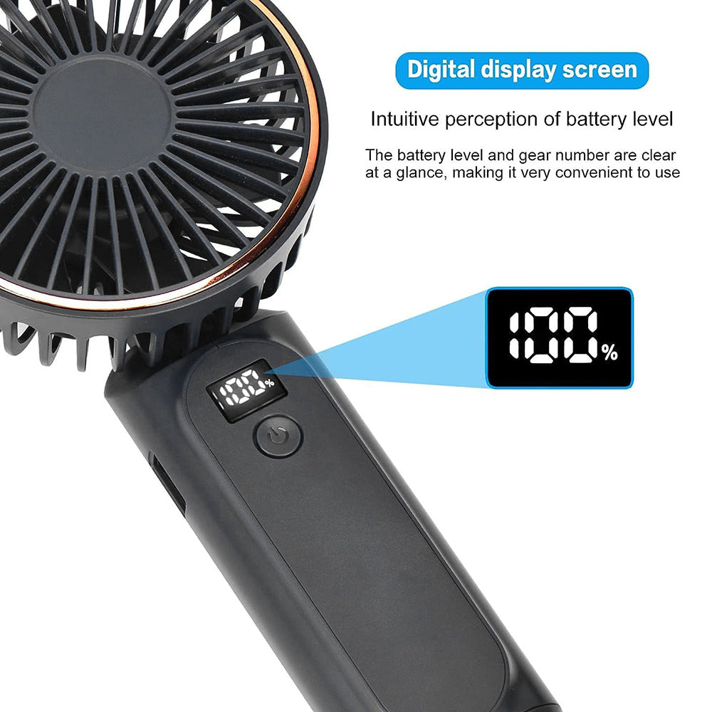 Techsuit M12 Portable Fan, Black