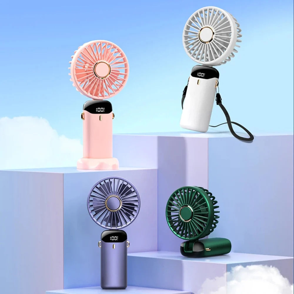 Techsuit N15 Portable Fan, Pink