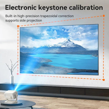 Yesido TV13 Projector, 720P, 190ANSI, Android 9.0, White